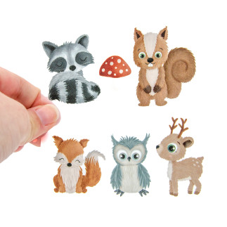 Transferts thermocollants - Mrs Mint Design - Forest Magic petit