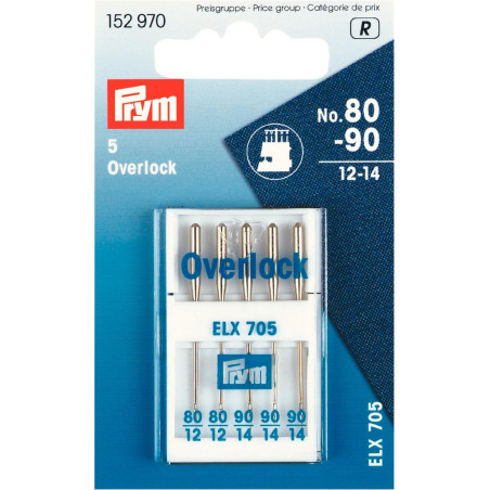 Prym Overlocknadeln No. 80 - 90