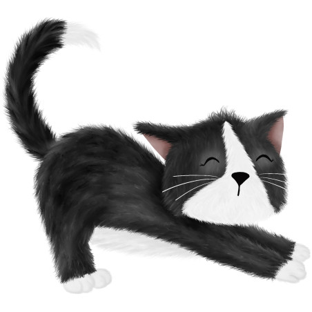 Transferts thermocollants - Mrs Mint Design - Chat noir