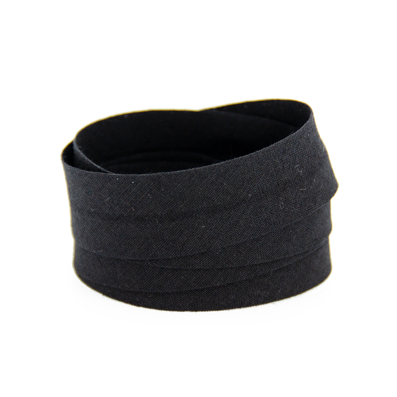 Bias binding 20mm / 50mm - black