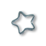 Keyring star silver