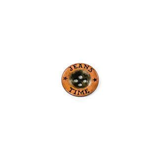 Copper Button Button4-Hole Old Copper Jeans Time 20mm (b)