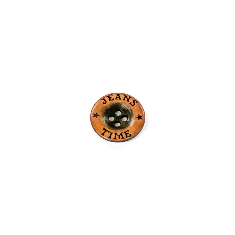 Pince à épiler en métal 4 trous, altkupfer Jeans Time 20 mm (b)