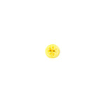 Bouton 12 mm - fleur jaune