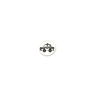 Bouton 15 mm - Blanc automatique
