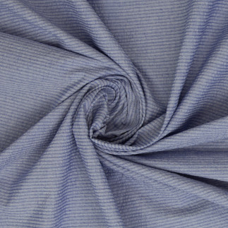 Seersucker cotton - dark blue