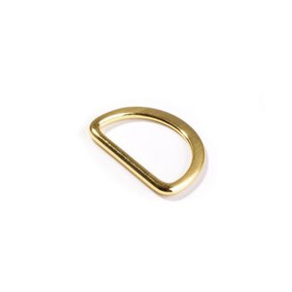 D-Ring 25mm flach gold