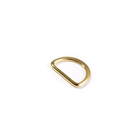 D-Ring 25mm flach gold