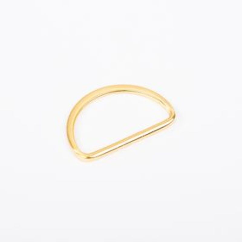 D-Ring 40mm flat gold