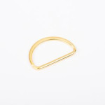 D-Ring 40mm flat gold