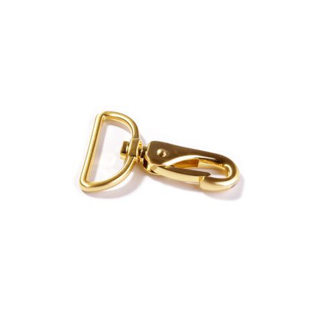 Taschenkarabiner 40mm gold