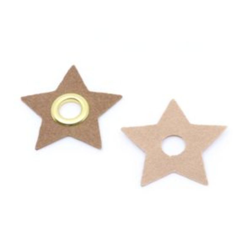 IrONly eyelet reinforcement star - 6 pieces