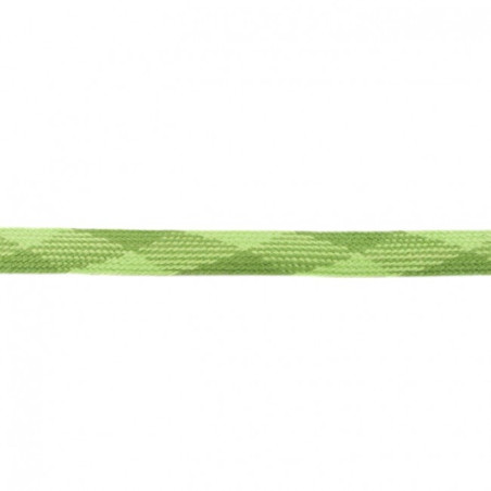 Flachkordel Baumwolle 17mm Karo lime