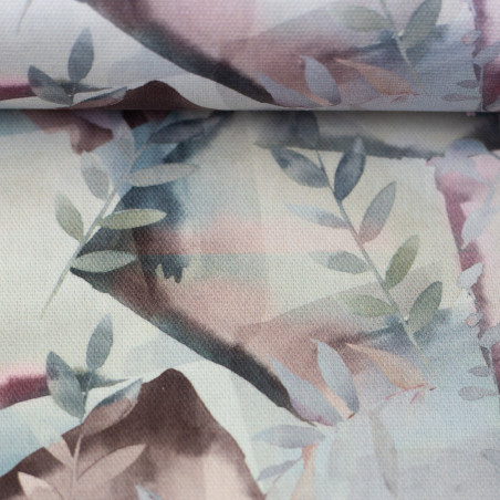 Canvas- Barisa Square Leaves altrosa