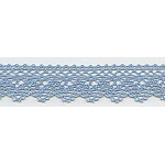 Bobbin lace 25mm light blue (w)