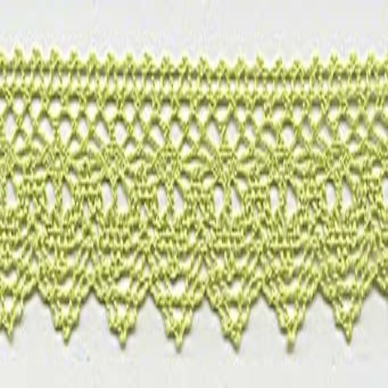 Bobbin lace 25mm soft green (w)