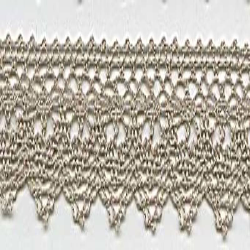 Bobbin lace 25mm taupe (w)