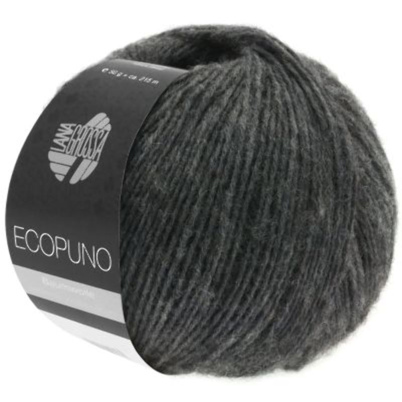 Lana Grossa - Ecopuno gris foncé (15)