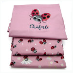 Jersey - Mrs Mint Design - Lady Dottie Flowers rosa