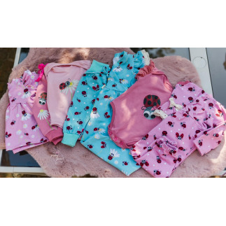 Jersey - Mrs Mint Design - Lady Dottie Dots rosa