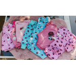 Jersey Knit - Mrs Mint Design - Lady Dottie Dots rosa