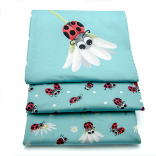 Jersey - Mrs Mint Design - Lady Dottie Dots mint