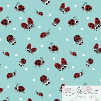 Jersey - Mrs Mint Design - Lady Dottie Dots mint