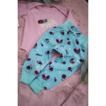 Jersey Knit - Mrs Mint Design - Lady Dottie Dots mint