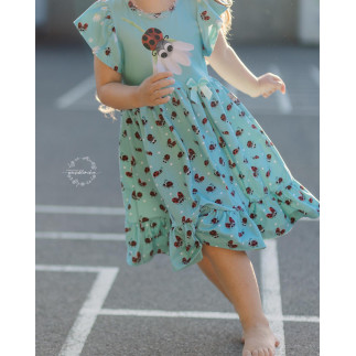 Jersey - Mrs Mint Design - Lady Dottie Dots mint