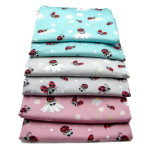 Jersey - Mrs Mint Design - Lady Dottie Flowers greige