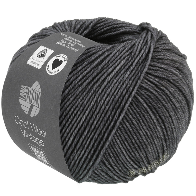 Lana Grossa - Cool Wool Vintage anthracite (7370)