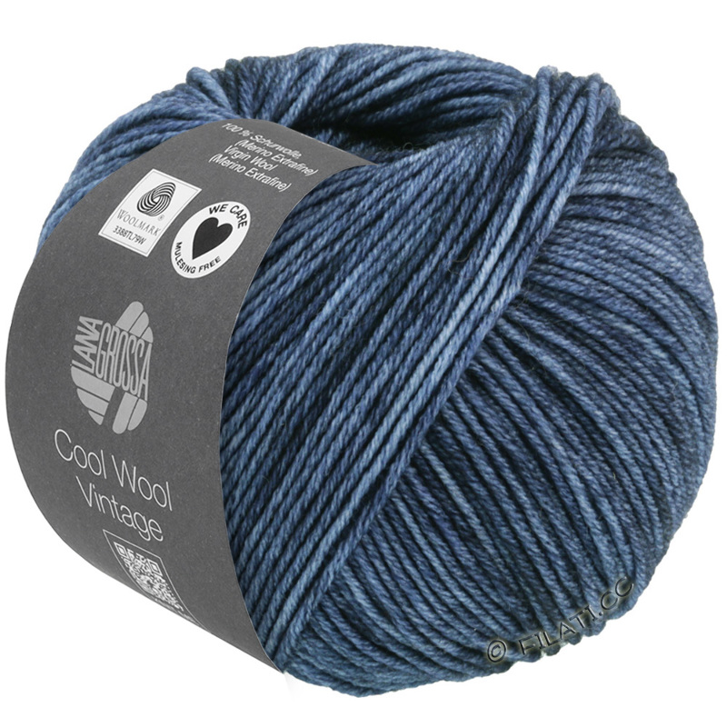 Lana Grossa - Cool Wool Vintage dark blue (7366)