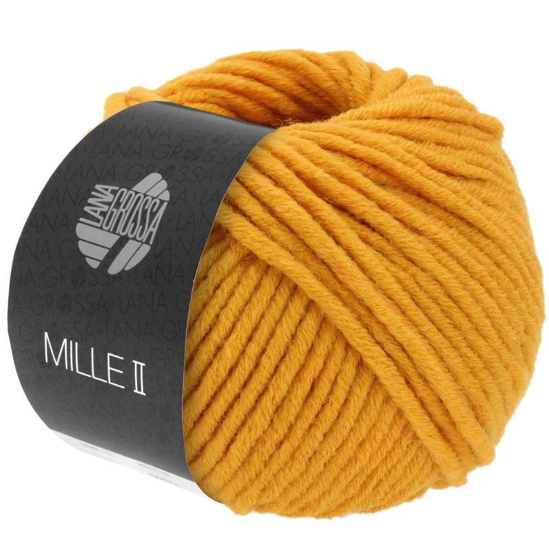 Lana Grossa - Mille II jaune safran (130)