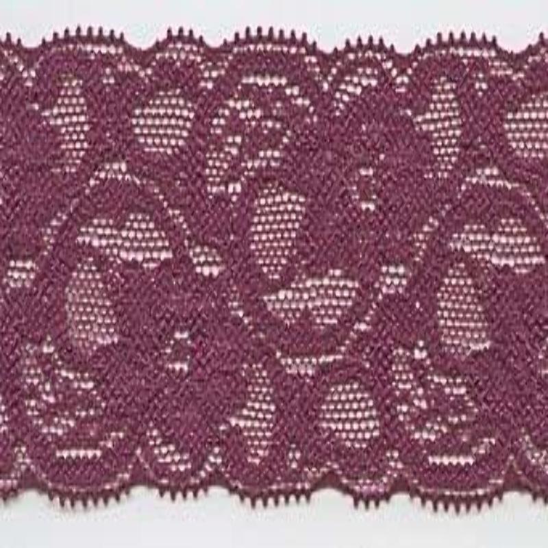 Elastic lace 55mm bordeaux