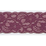 Elastic lace 55mm bordeaux