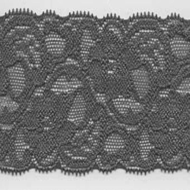 Elastic lace 55mm dark grey