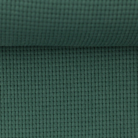 Waffle jersey Clarissa emerald (266)