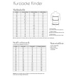 Fadenkäfer - Short jacket children