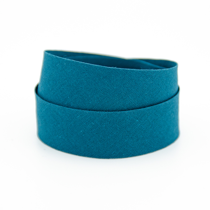 Schrägband 20mm - dunkeltürkis (b238)