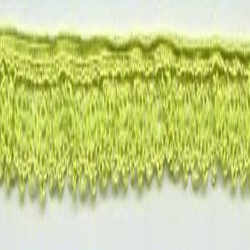 tissu de dentelle à volants 16 mm (l) vert citron