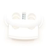 Cord stopper 2-hole white large