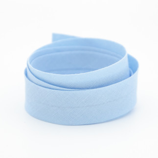 Biais bleu pastel (b252)